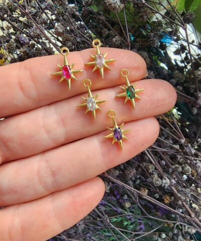 Kutup Yıldızı Çarm Kolye Ucu