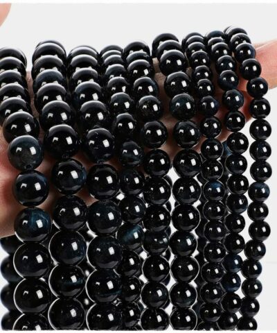 Lacivert Kaplan Gozu Dogal Tas Dizi 4