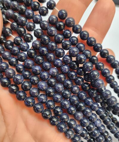 Lacivert Yildiz Dogal Tas Dizi 6 Mm