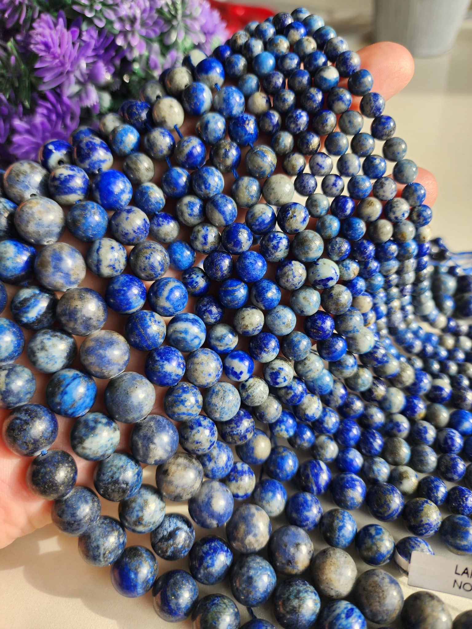 Lapis Lazuli Dogal Tas Dizi 2