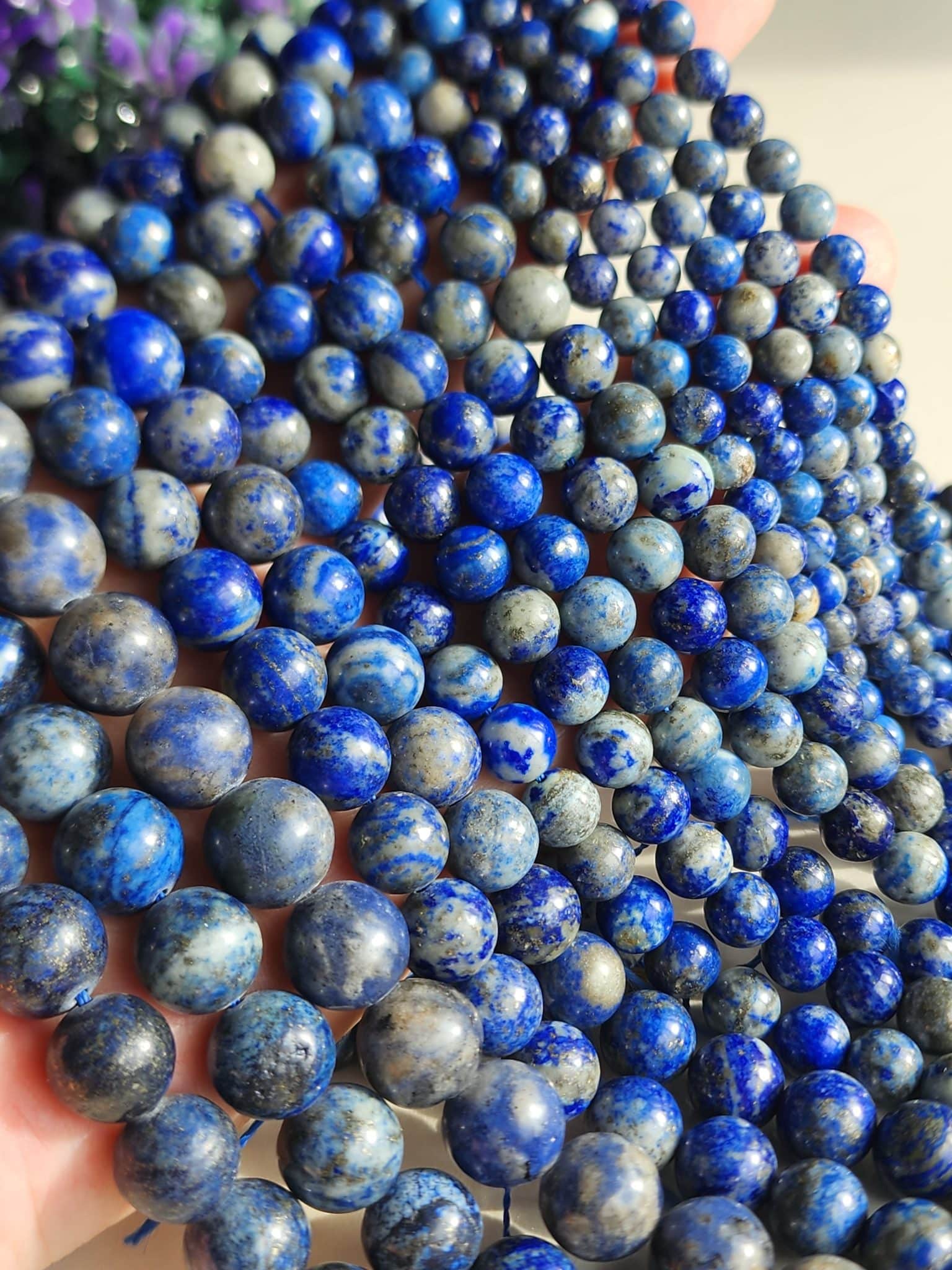 Lapis Lazuli Dogal Tas Dizi 3