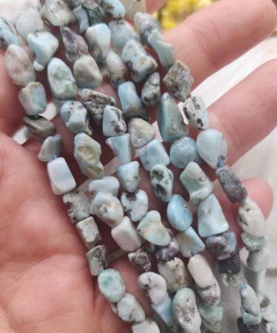 Larimar Dogal Tas Dizi Amorf Sekilli 2