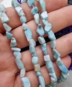 Larimar Doğal Taş Dizi Amorf Şekilli