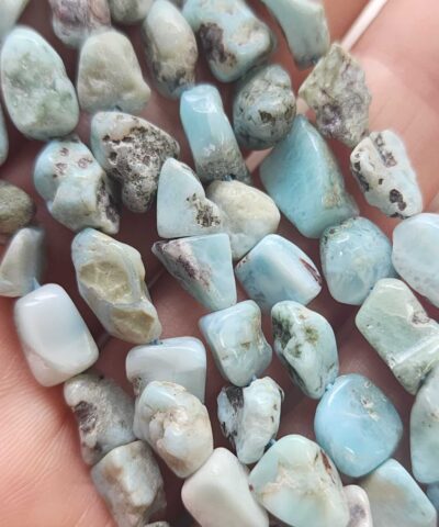 Larimar Dogal Tas Dizi Amorf Sekilli 3