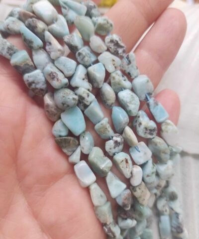 Larimar Dogal Tas Dizi Amorf Sekilli