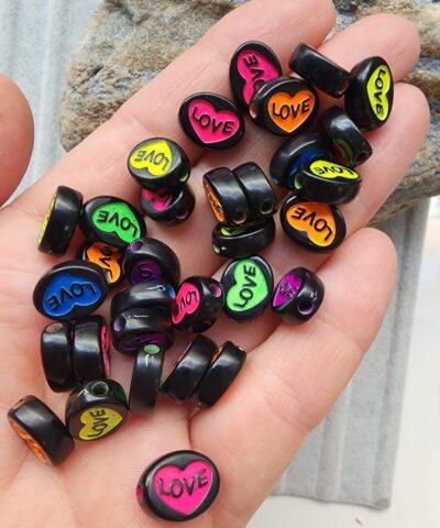 Love Yazili Ara Boncuklar 502