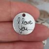 Love You Zamak Dokum Kolye Ucu 2