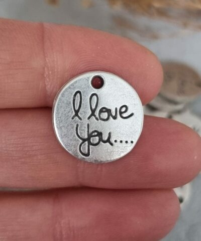 Love You Zamak Dokum Kolye Ucu 2