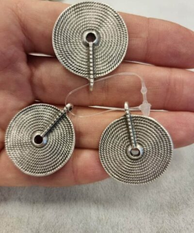 Madalyon Gumus Renk Kolye Ucu 5