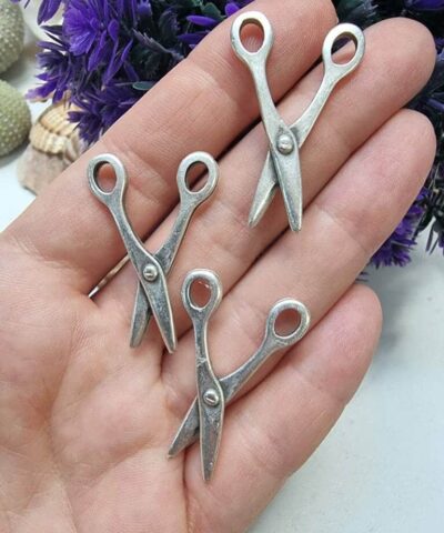 Makas Zamak Dokum Kolye Ucu 3