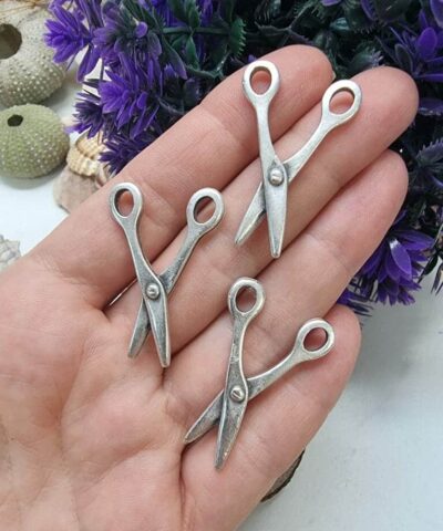 Makas Zamak Dokum Kolye Ucu 4