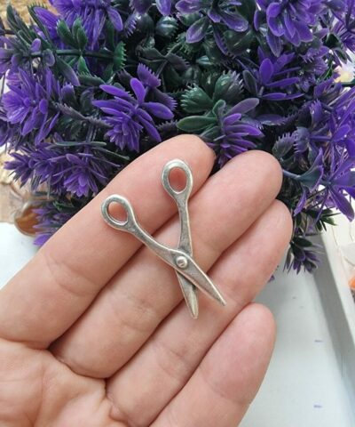 Makas Zamak Dokum Kolye Ucu 5