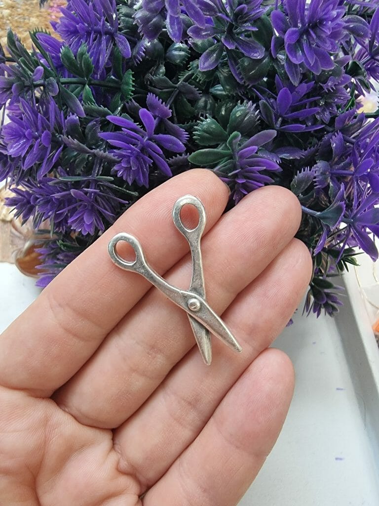 Makas Zamak Dokum Kolye Ucu 5