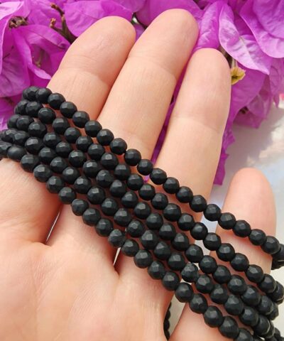 Mat Faset Kesim Oniks Tasi 4 Mm