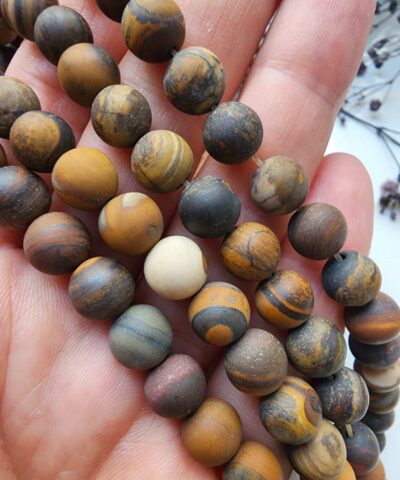 Mat Kaplan Gozu Dogal Tas Cesitleri 8 Mm