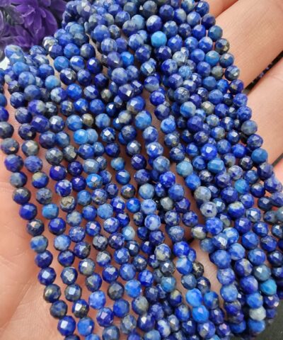 Mavi Safir Faset Kesim 4 Mm Dogal Tas 2