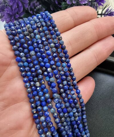 Mavi Safir Faset Kesim 4 Mm Dogal Tas 4