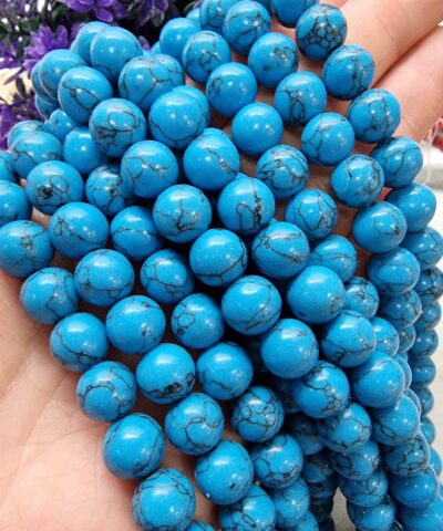 Mavi Turkuaz Dogal Tas 10 Mm