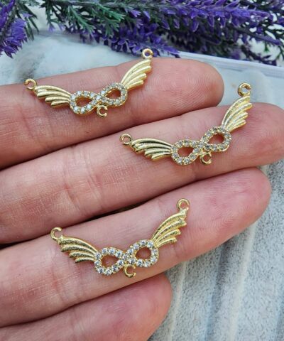 Melek Kanatli Sonsuzluk Kolye Ucu 2