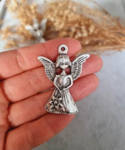 Melek Zamak Dokum Kolye Ucu 2