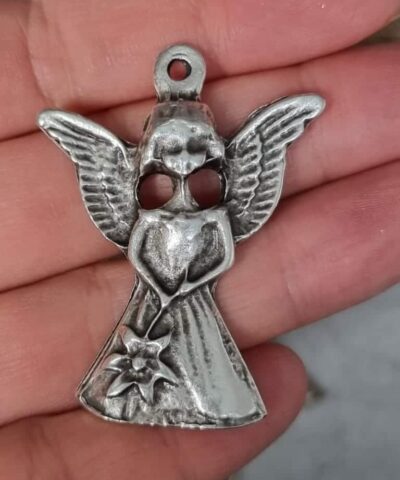 Melek Zamak Dokum Kolye Ucu