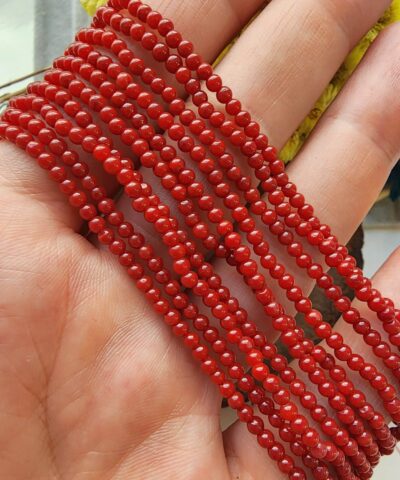 Mercan Dizi Dogal Tas 2 Mm