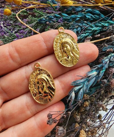 Meryem Ana Döküm Kolye Ucu