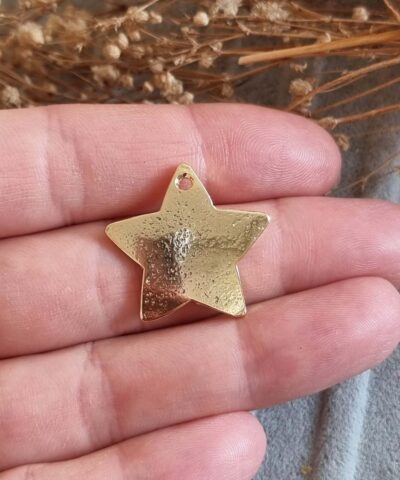 Metal Yildiz Kolye Ucu 2