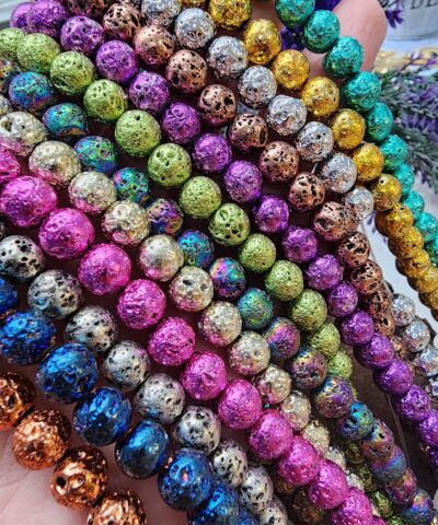 Metalik Renk Dogal Lav Tasi 2