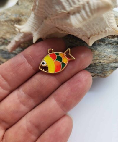 Mineli Balik Kolye Ucu 501