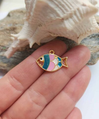 Mineli Balik Kolye Ucu 504