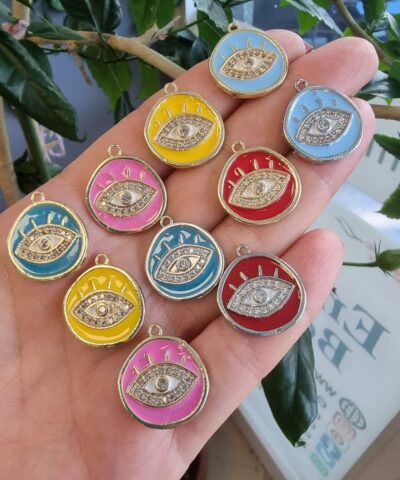 Mineli Zirkon Tasli Otantik Goz Kolye Ucu 2 1