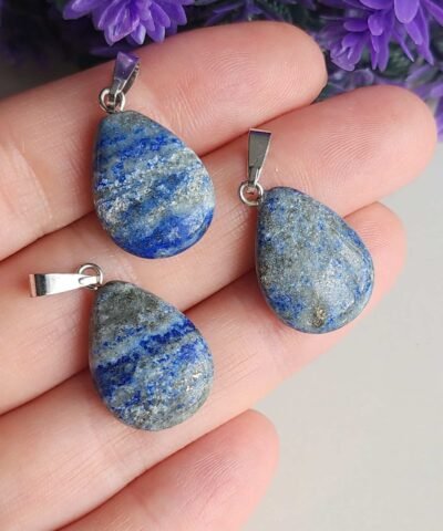 Mini Damla Lapis Taşı Kolye Ucu