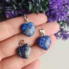Mini Kalp Lapis Tasi Kolye Ucu