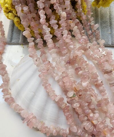 Mini Kirik Pembe Kuvars Dogal Tas 2