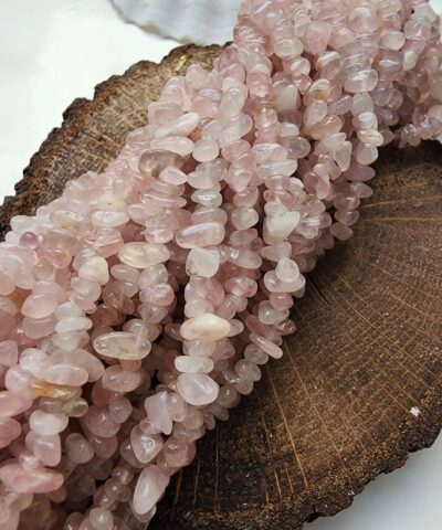 Mini Kirik Pembe Kuvars Dogal Tas 4