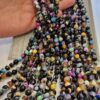 Mix Akik Dogal Tas Faset Kesim 8 Mm