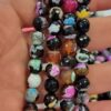 Mix Akik Dogal Tas Faset Kesim 8 Mm 3