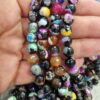 Mix Akik Dogal Tas Faset Kesim 8 Mm 4