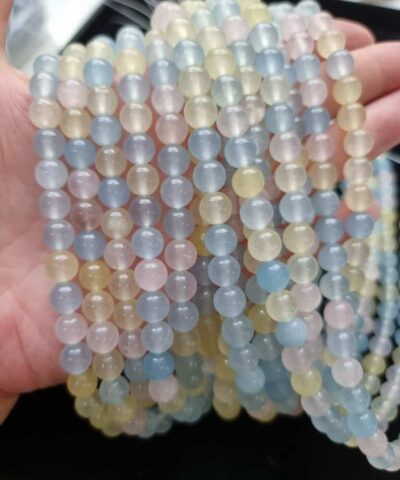 Morganit Akik Dogal Tas 8 Mm 2