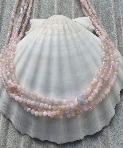 Morganit Faset Kesim 3 Mm Dogal Tas 2