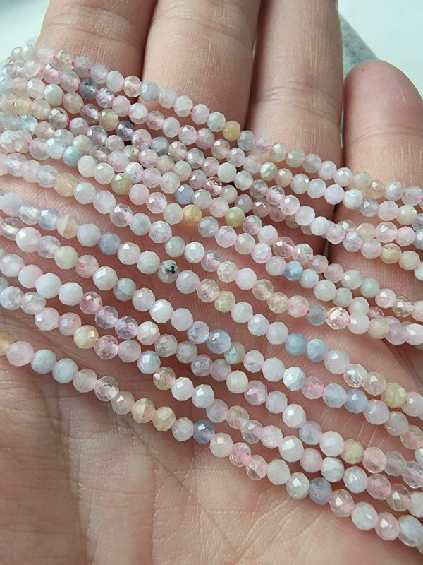 Morganit Faset Kesim 3 MM Doğal Taş - Görsel 2