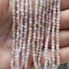 Morganit Faset Kesim 3 Mm Dogal Tas 4