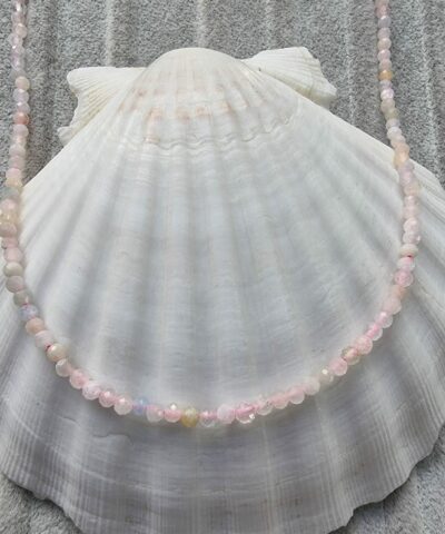 Morganit Faset Kesim 3 Mm Dogal Tas