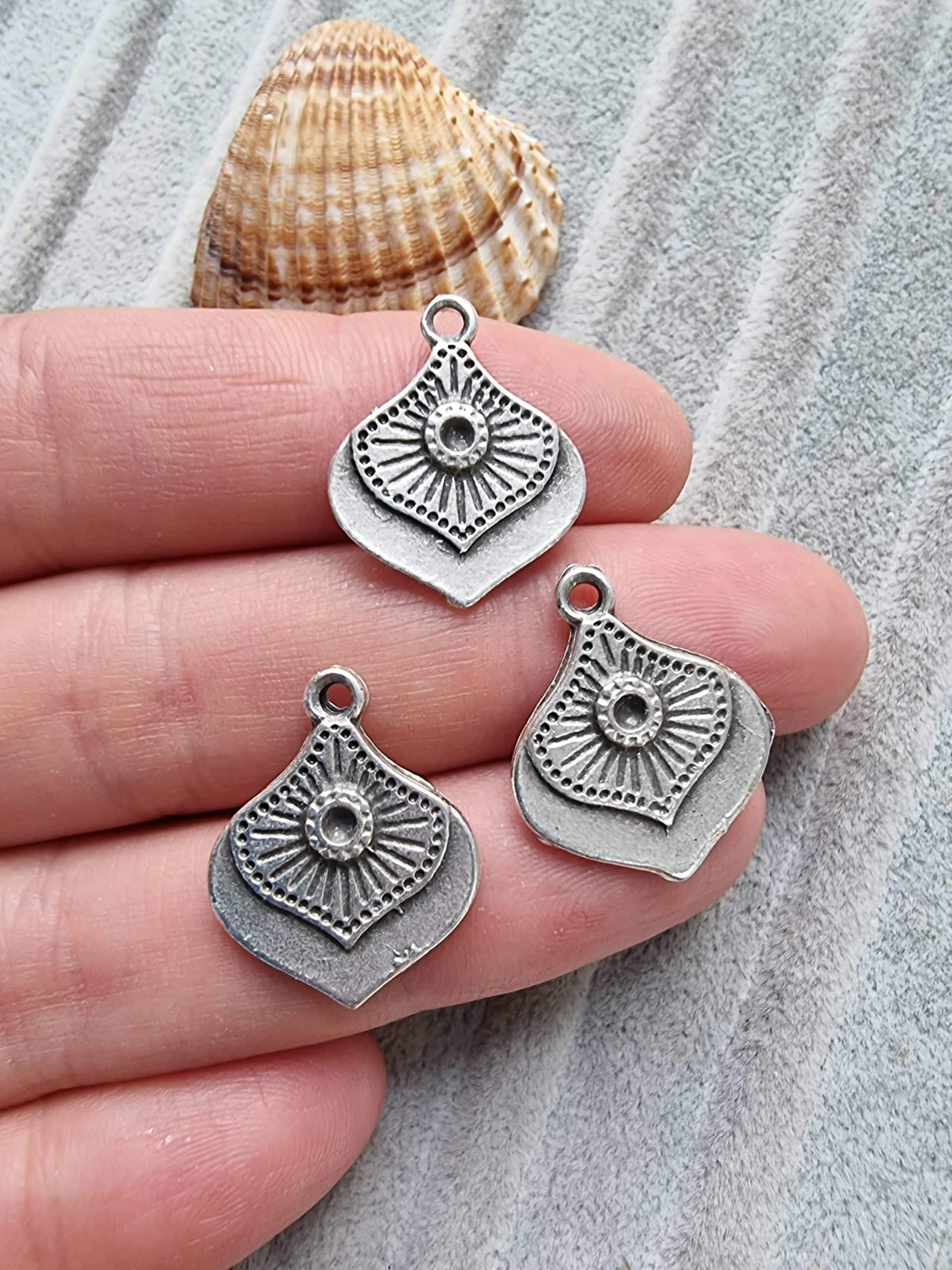 Motifli Damla Kolye Ucu 4 Scaled