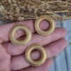 Motifli Kalin Halka 23 Mm
