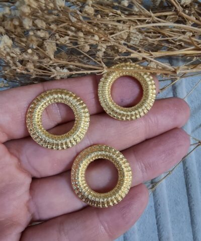 Motifli Kalin Halka 23 Mm