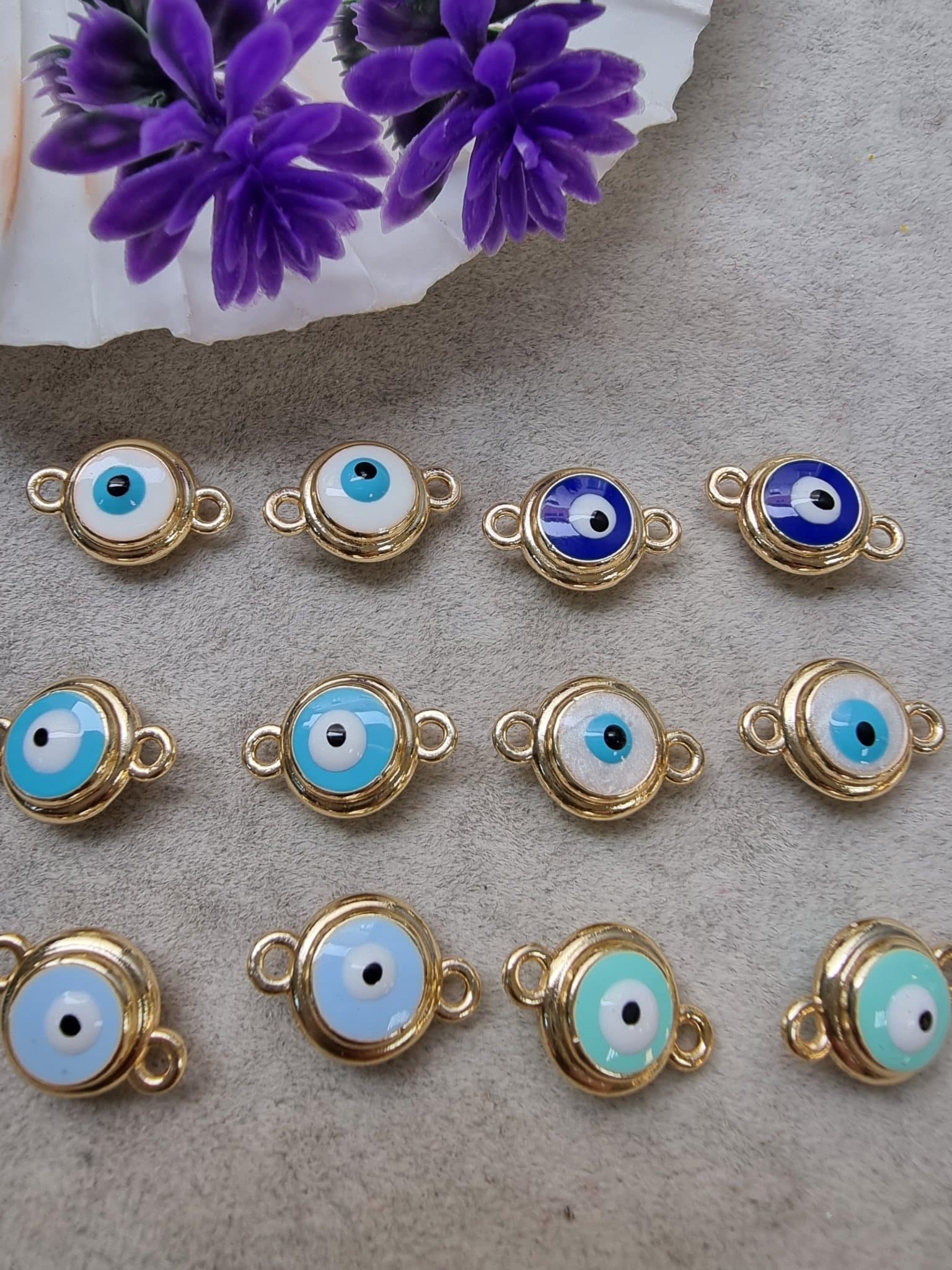 Nazar Goz 3d Cift Tarafli Bileklik Malzemesi 10 Mm 4