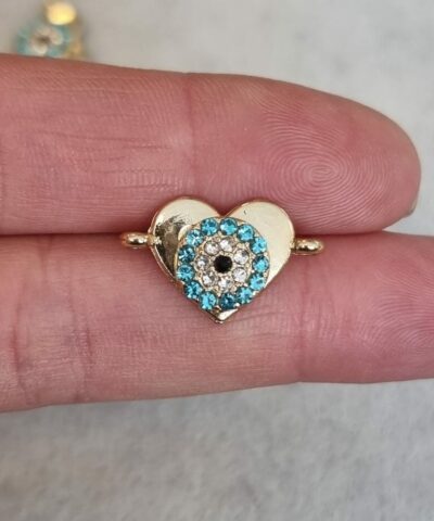 Nazar Gozlu Kalp Bileklik Malzemesi 501