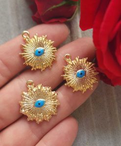 Nazarlı Yıldız Gold Kolye Ucu